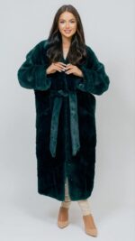 Шуба Susie из меха норки Изумруд