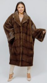 Шуба New fashion из меха норки Орех