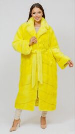 Шуба Susie из меха норки Yellow