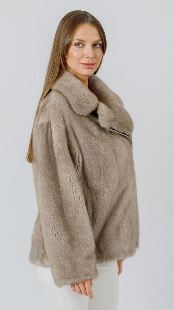 Косуха из меха норки Smoky