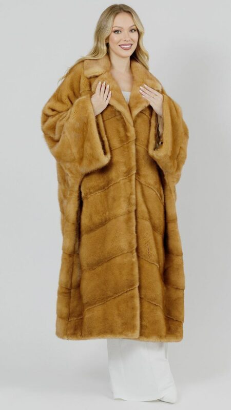Шуба New fashion  из меха норки Gold
