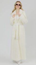 Шуба Luxury из меха норки White