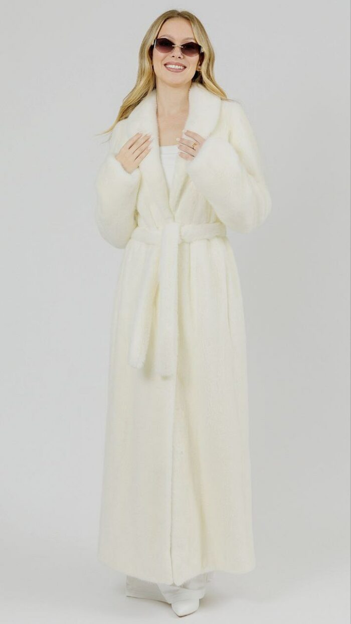 Шуба Luxury из меха норки White