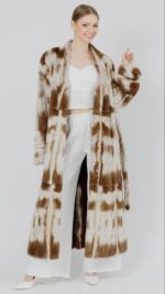 Шуба из меха норки Honey