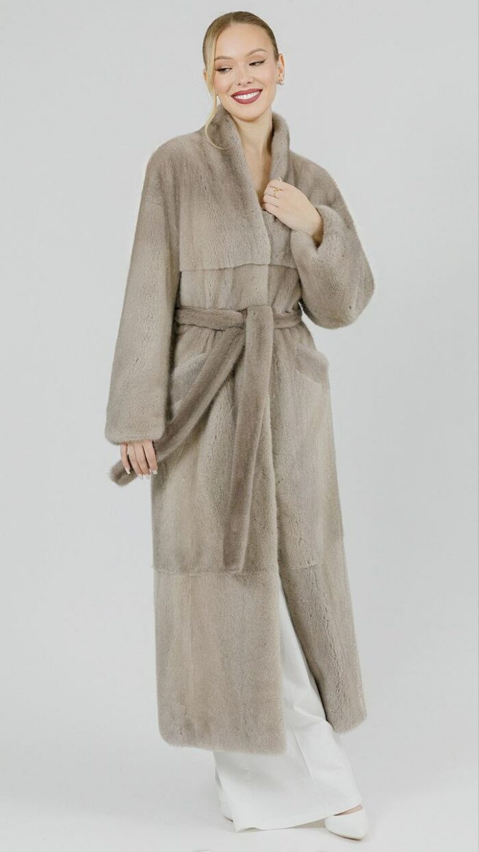 Френч из меха норки Smoky