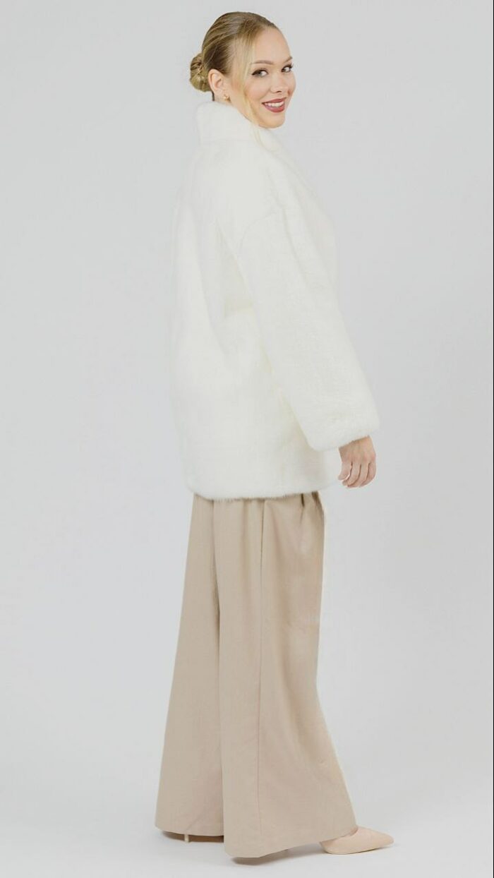 Полушубок из меха норки