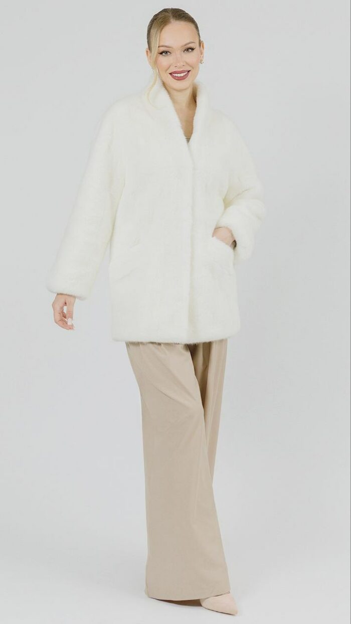 Полушубок из меха норки