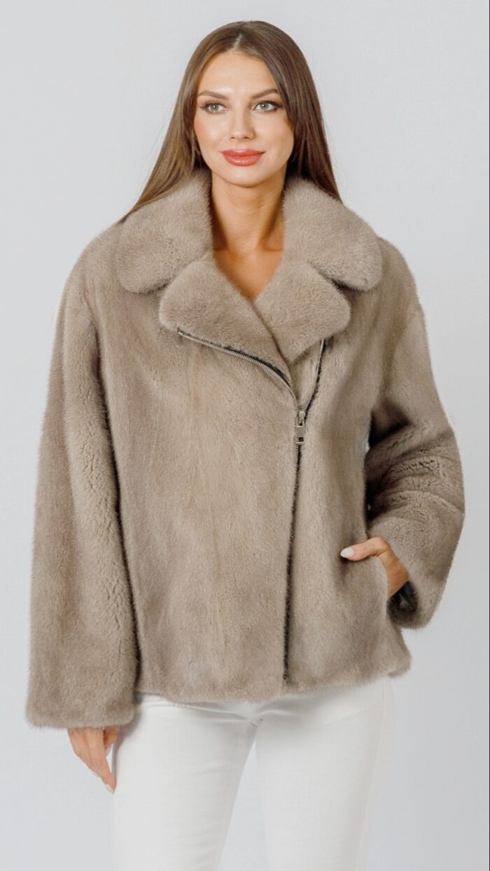 Косуха из меха норки Fossil